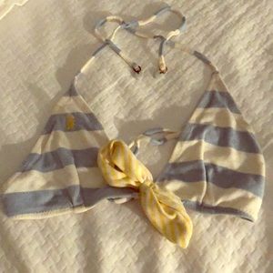 Juicy Couture Swimsuit- blue/yellow/white